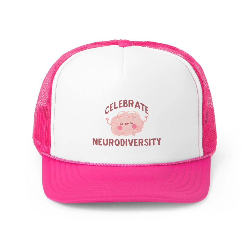 Celebrate Neurodiversity Hat Pink / One size