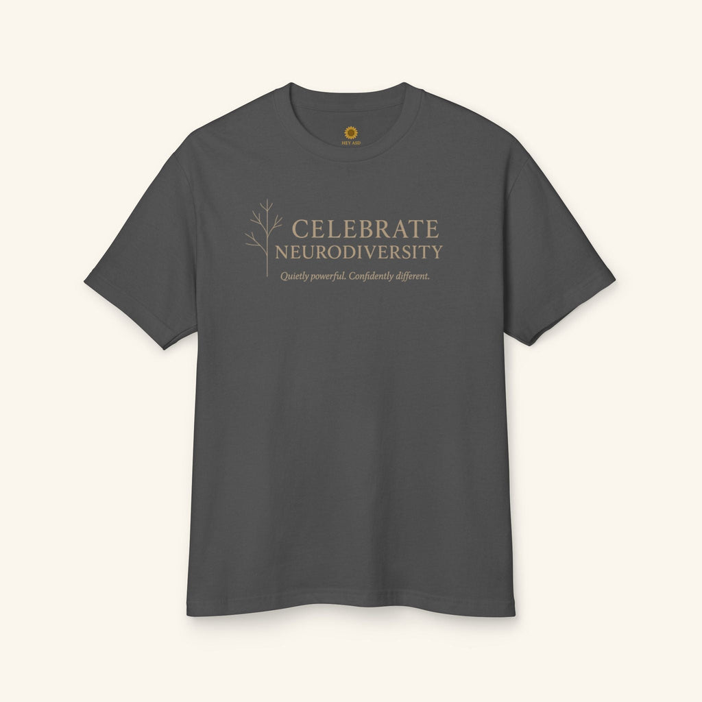 Celebrate Neurodiversity T-Shirt Quiet Stone / S