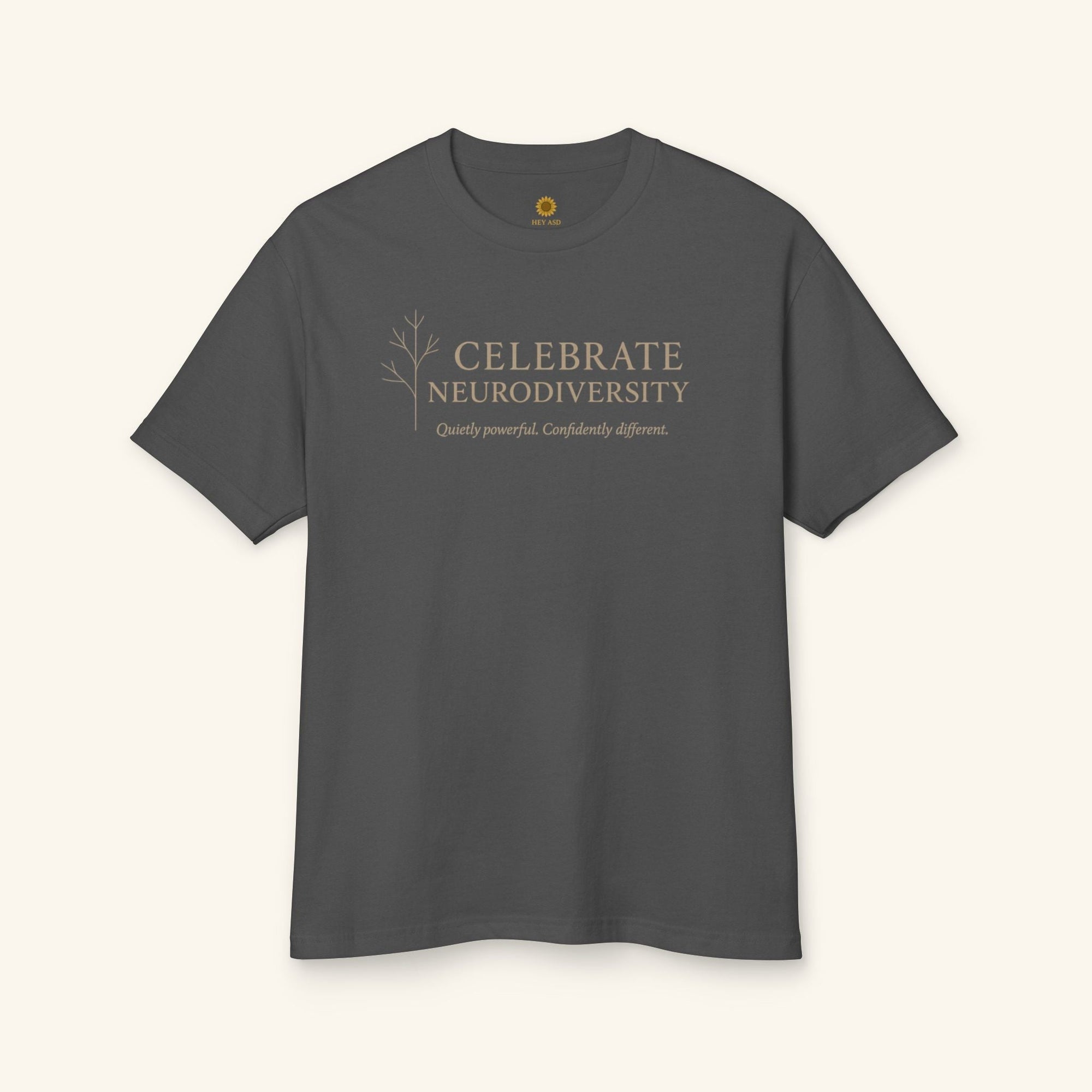 Celebrate Neurodiversity T-Shirt Quiet Stone / S