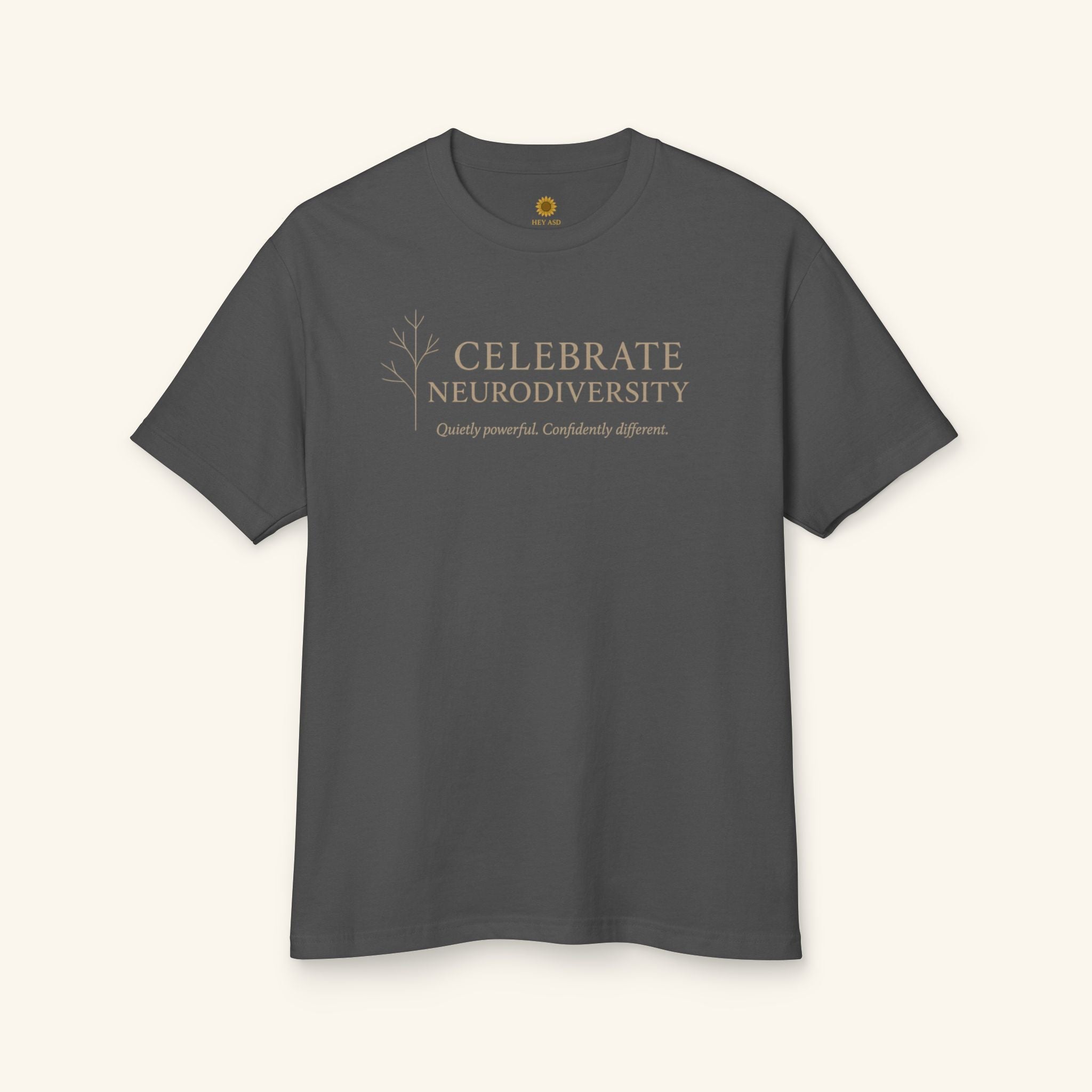 Celebrate Neurodiversity T-Shirt Quiet Stone / S
