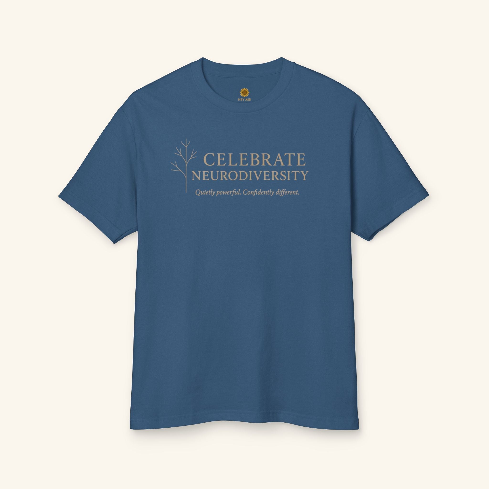 Celebrate Neurodiversity T-Shirt Storm Blue / S