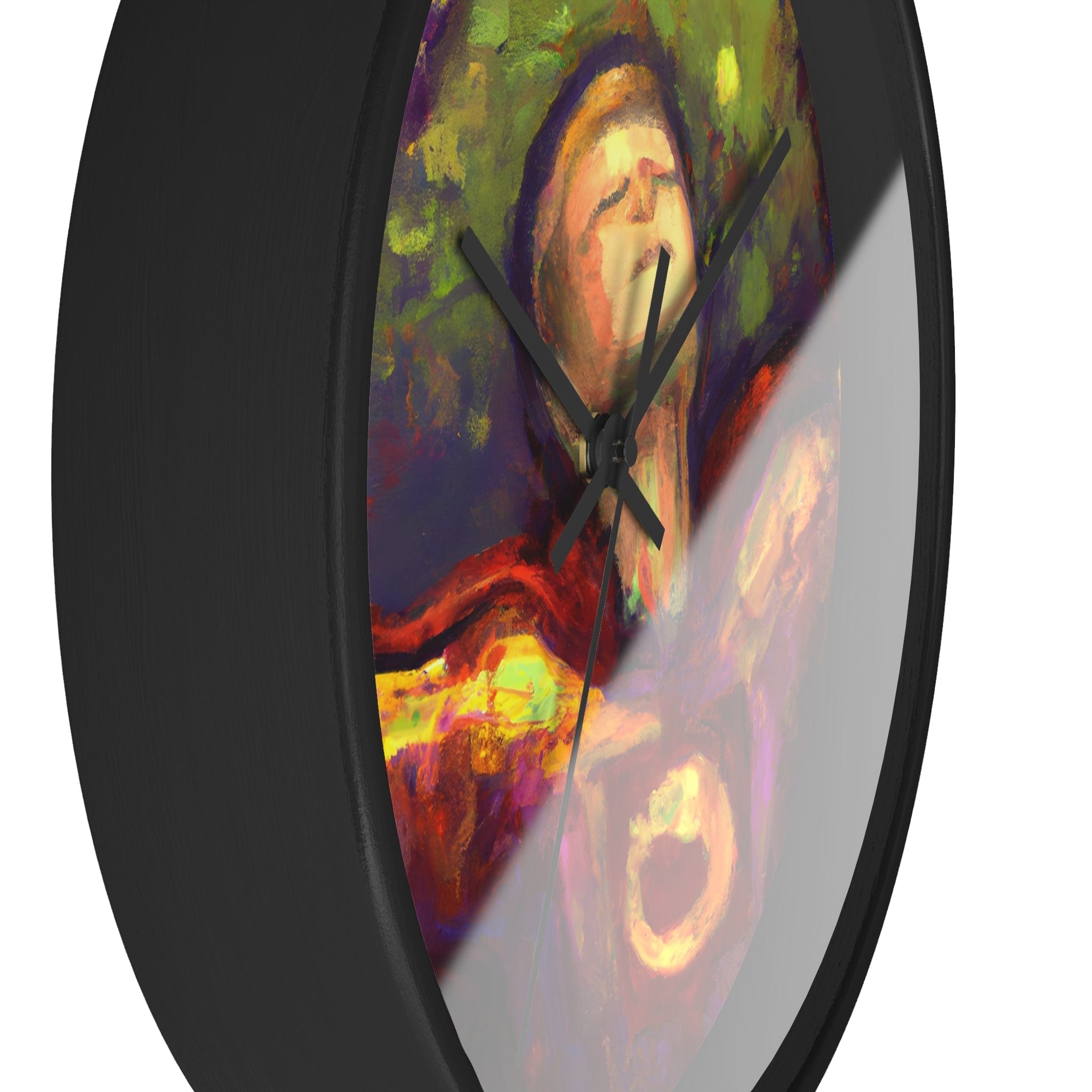 Chibrite — Silent Wall Clock Black / Black / 10"