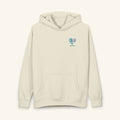 Different Is Beautiful Pastel Heart Hoodie — Sensory-Friendly Autism Pride Pullover Bone Wash / XS