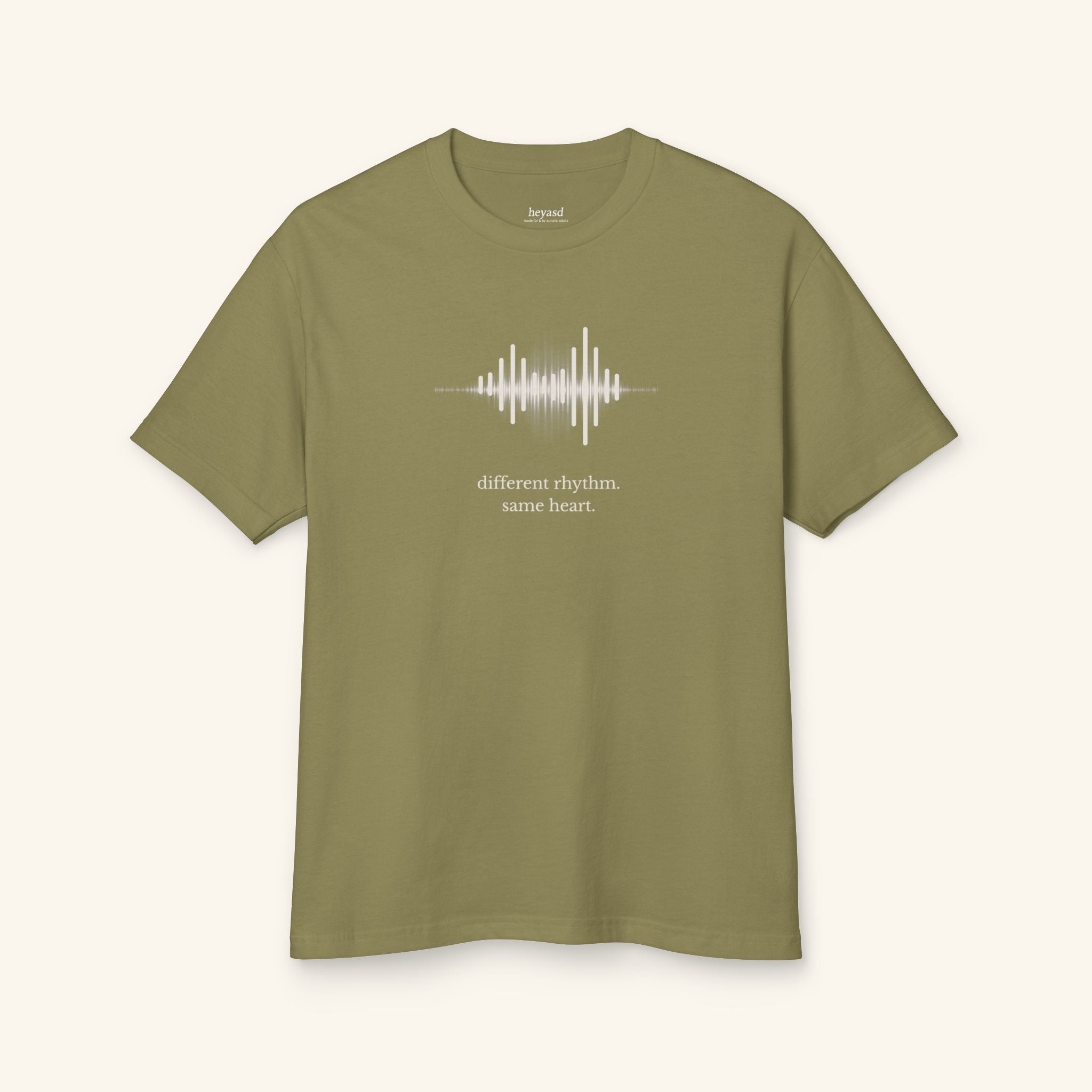 Different Rhythm Tee — Please Be Patient Edition Olive Earth / S
