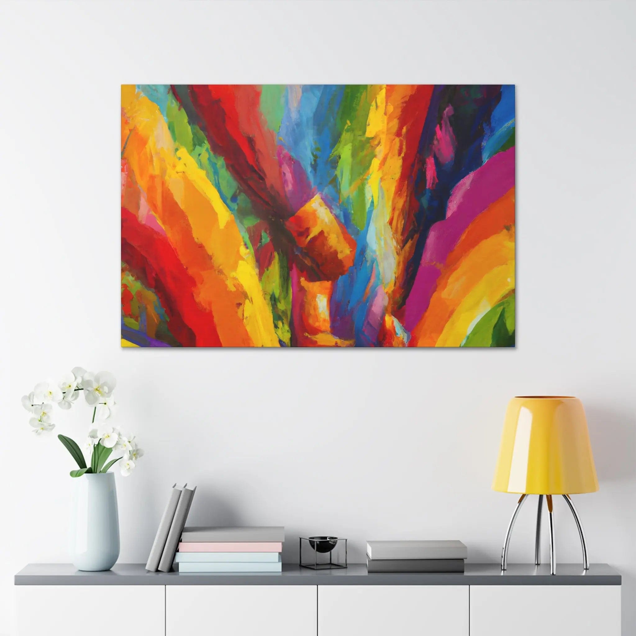 EchoFlux - LGBTQ+ Gay Art 48″ x 32″ / Premium Gallery Wraps (1.25″)