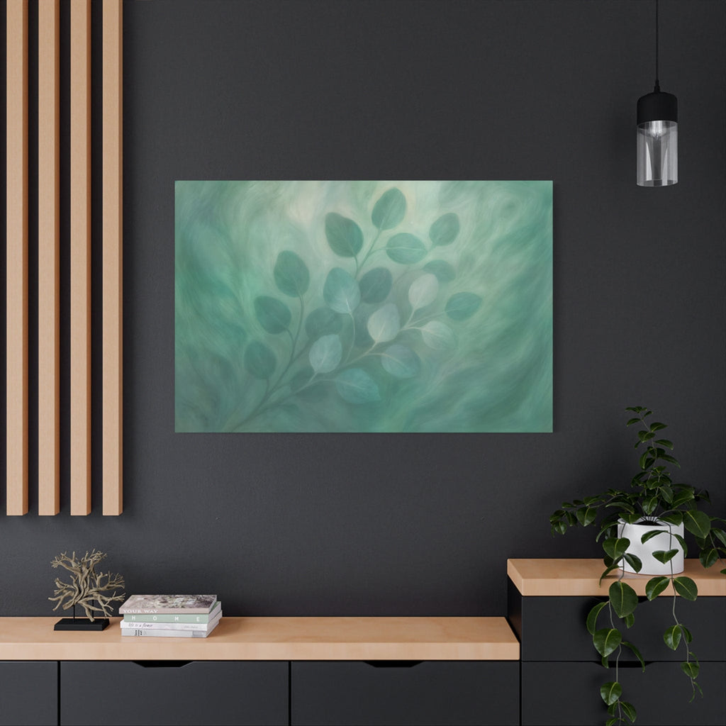 Eucalyptus Hush — Autism Awareness Art 48″ x 32″ (Horizontal) / 1.25"