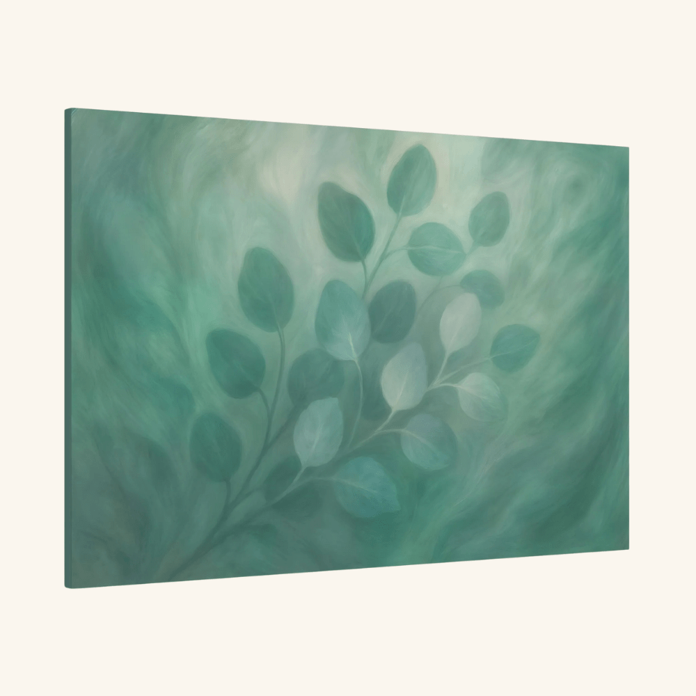 Eucalyptus Hush — Autism Awareness Art 48″ x 32″ (Horizontal) / 1.25"