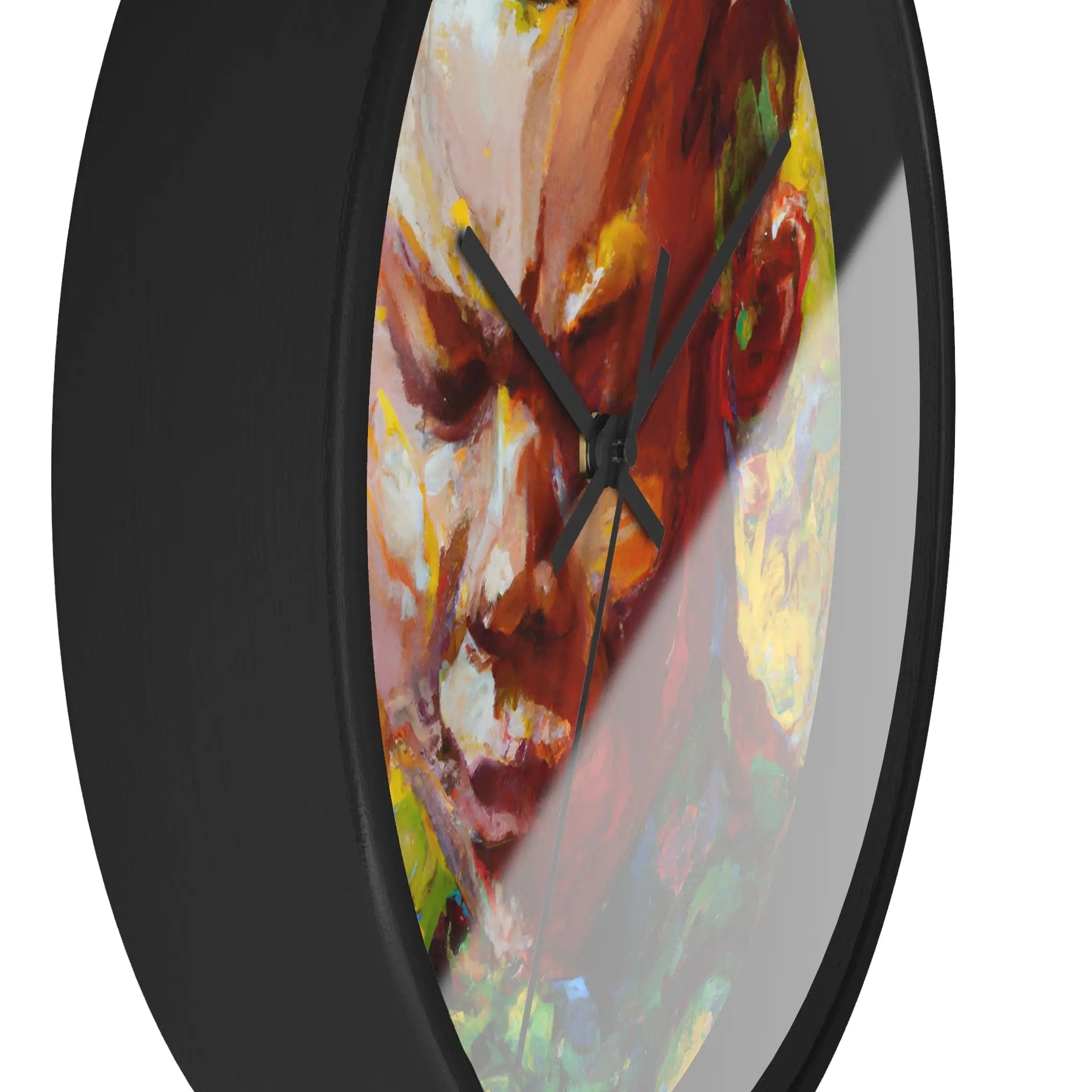 Furflux — Silent Wall Clock Black / Black / 10"