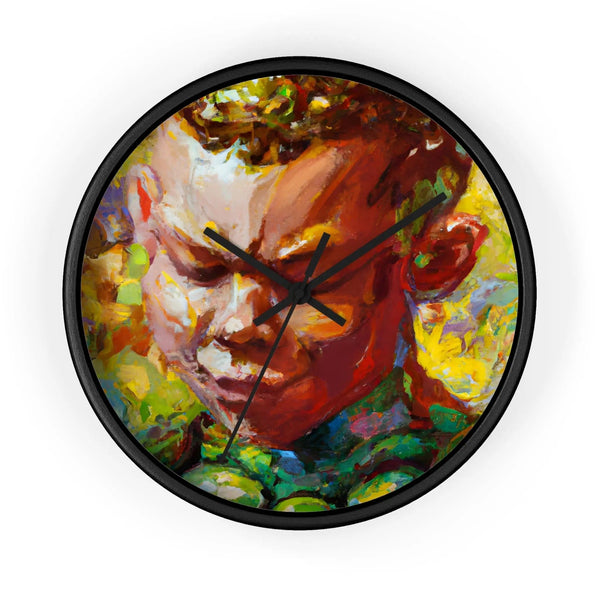 Furflux — Silent Wall Clock Black / Black / 10"