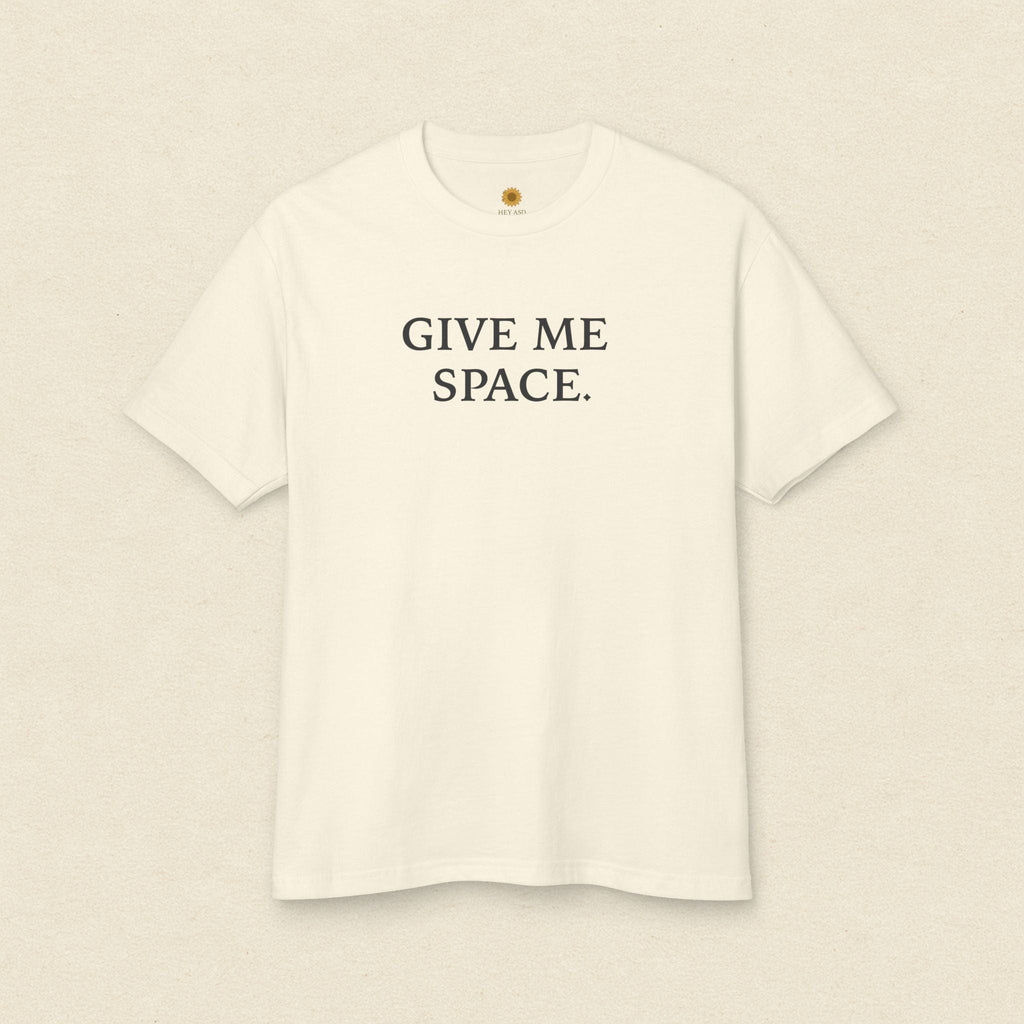 “Give Me Space.” Boundary T-Shirt Ivory Calm / S