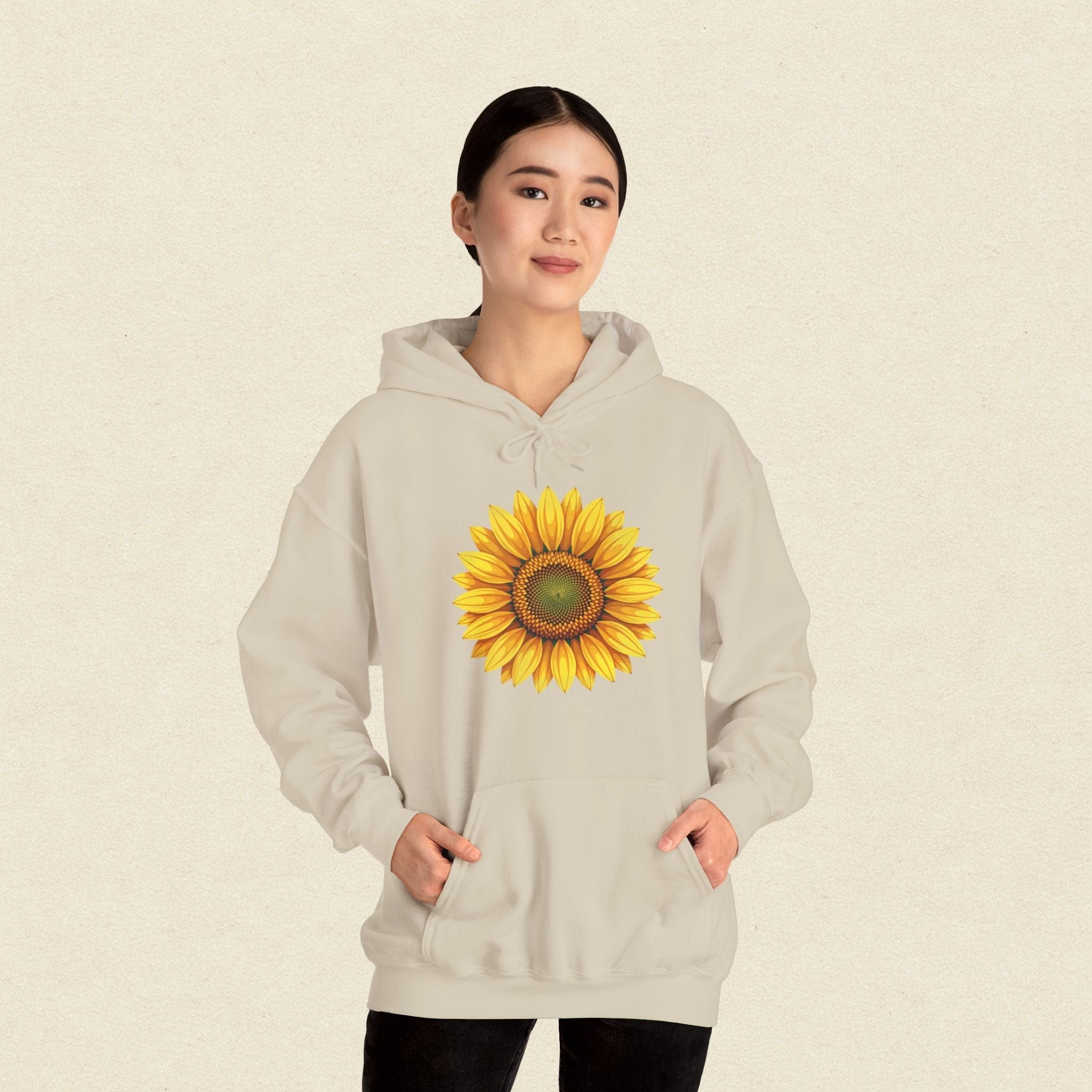 Golden Bloom Sunflower Hoodie