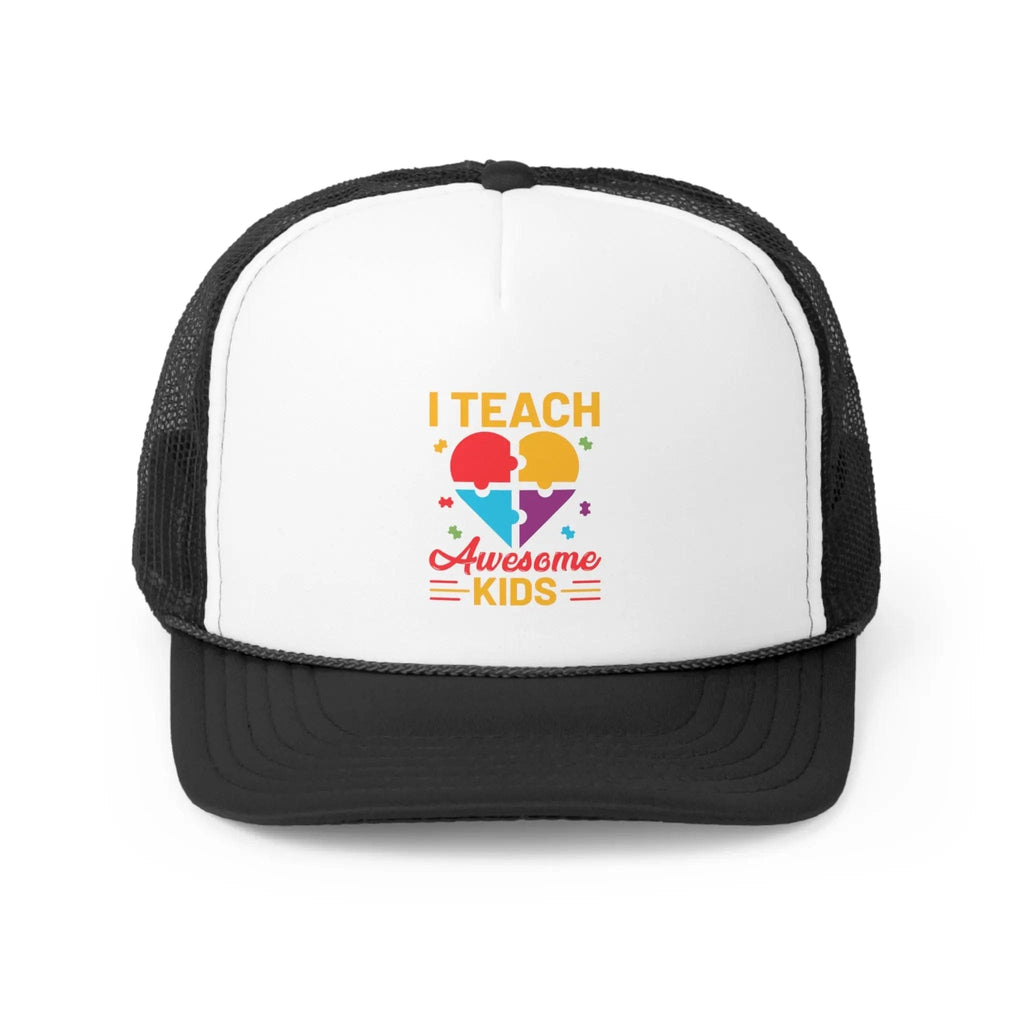 I Teach Awesome Kids (Autism) Hat Black / One size