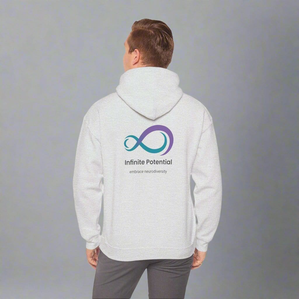 Infinite Potential Hoodie – Embrace Neurodiversity Ash / S