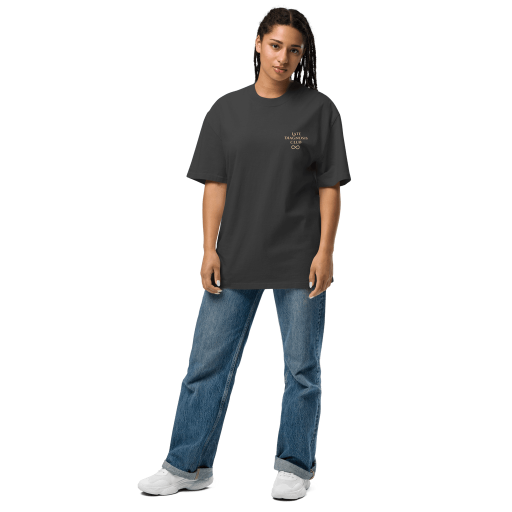 Late Diagnosis Club T‑Shirt (Sensory-Considerate) - heyasd.com