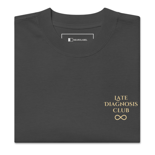Late Diagnosis Club T‑Shirt (Sensory‑Friendly) - heyasd.com