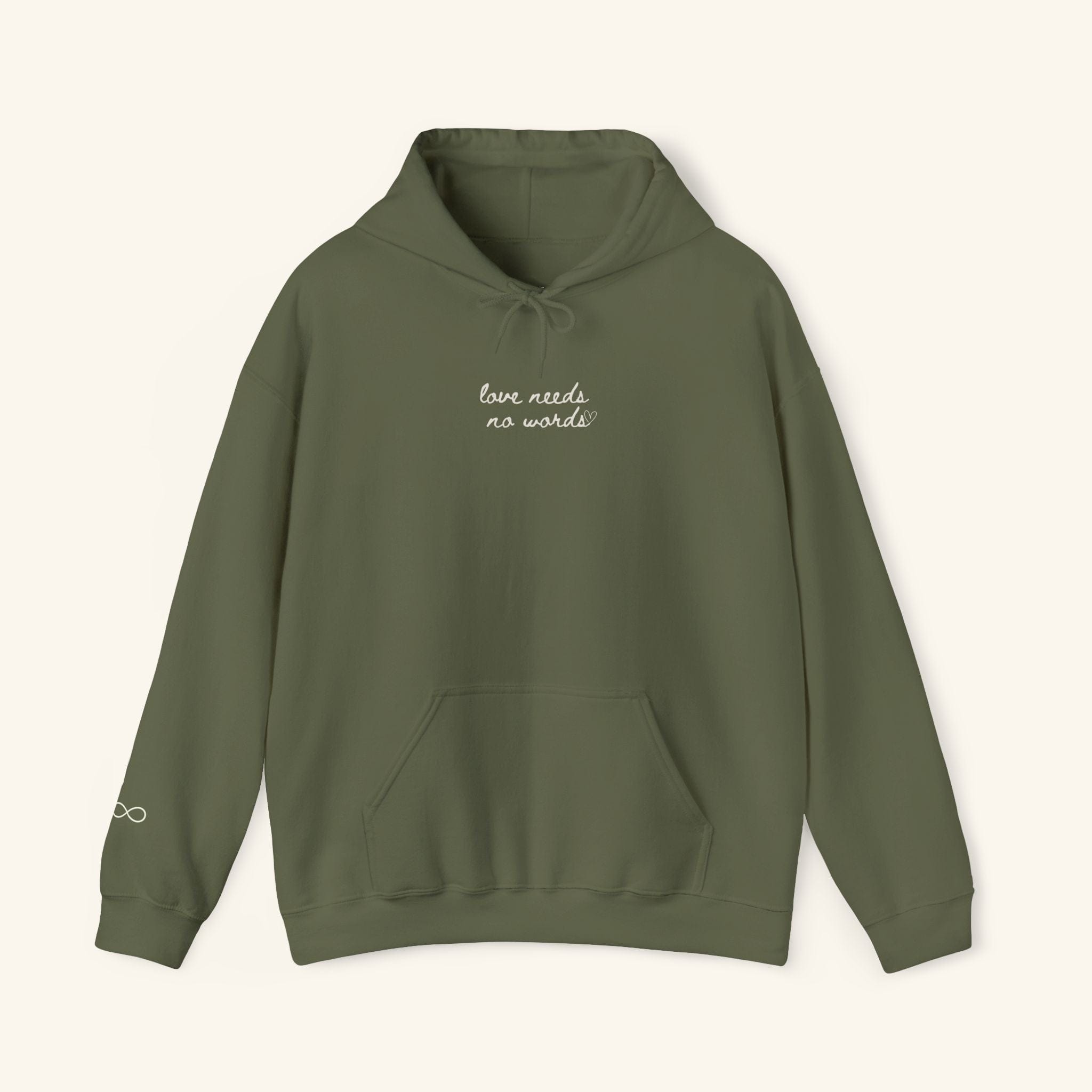 Love Needs No Words Hoodie