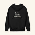 Love Needs No Words Hoodie — Sensory - Friendly Autism Awareness Pullover - heyasd.com