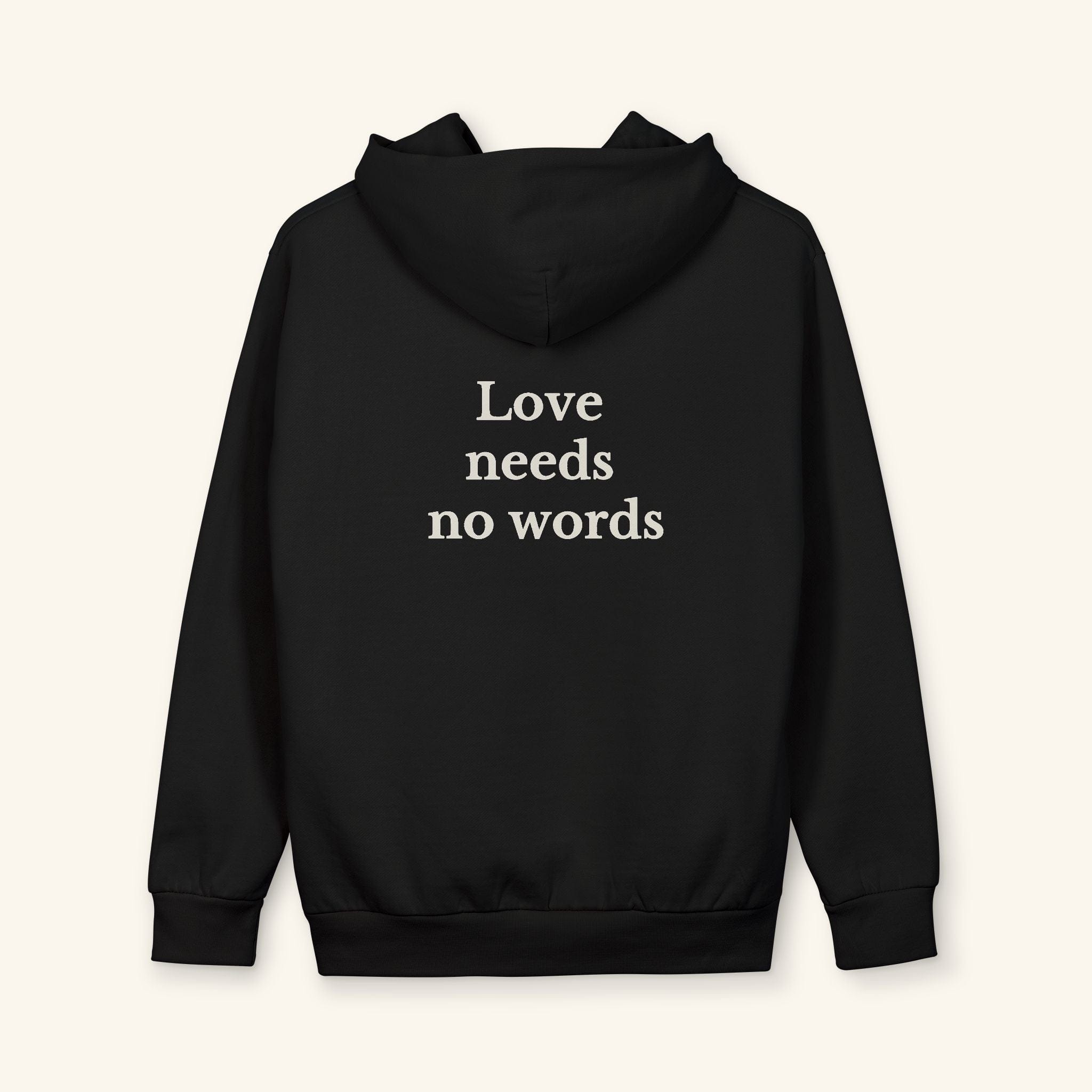 Love Needs No Words Hoodie — Sensory - Friendly Autism Awareness Pullover - heyasd.com