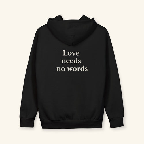Love Needs No Words Hoodie — Sensory - Friendly Autism Awareness Pullover - heyasd.com