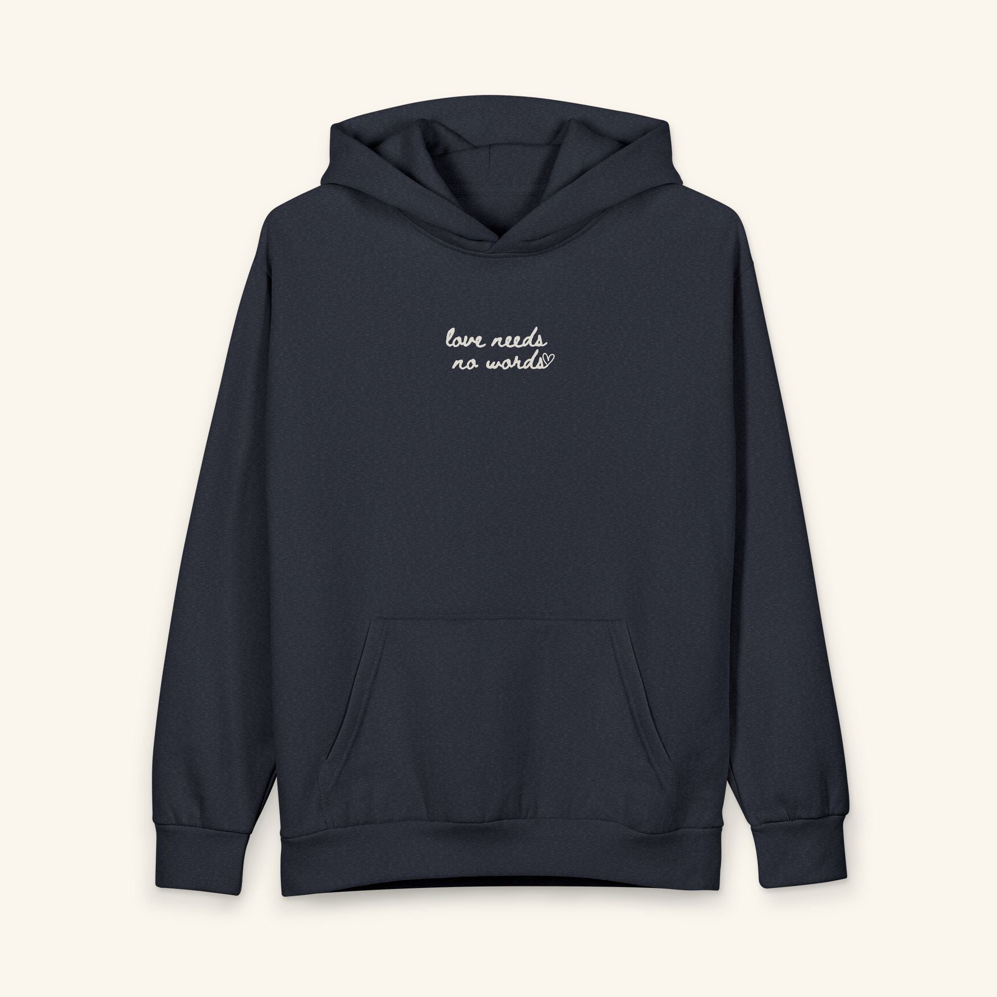 Love Needs No Words Hoodie — Sensory - Friendly Autism Awareness Pullover - heyasd.com