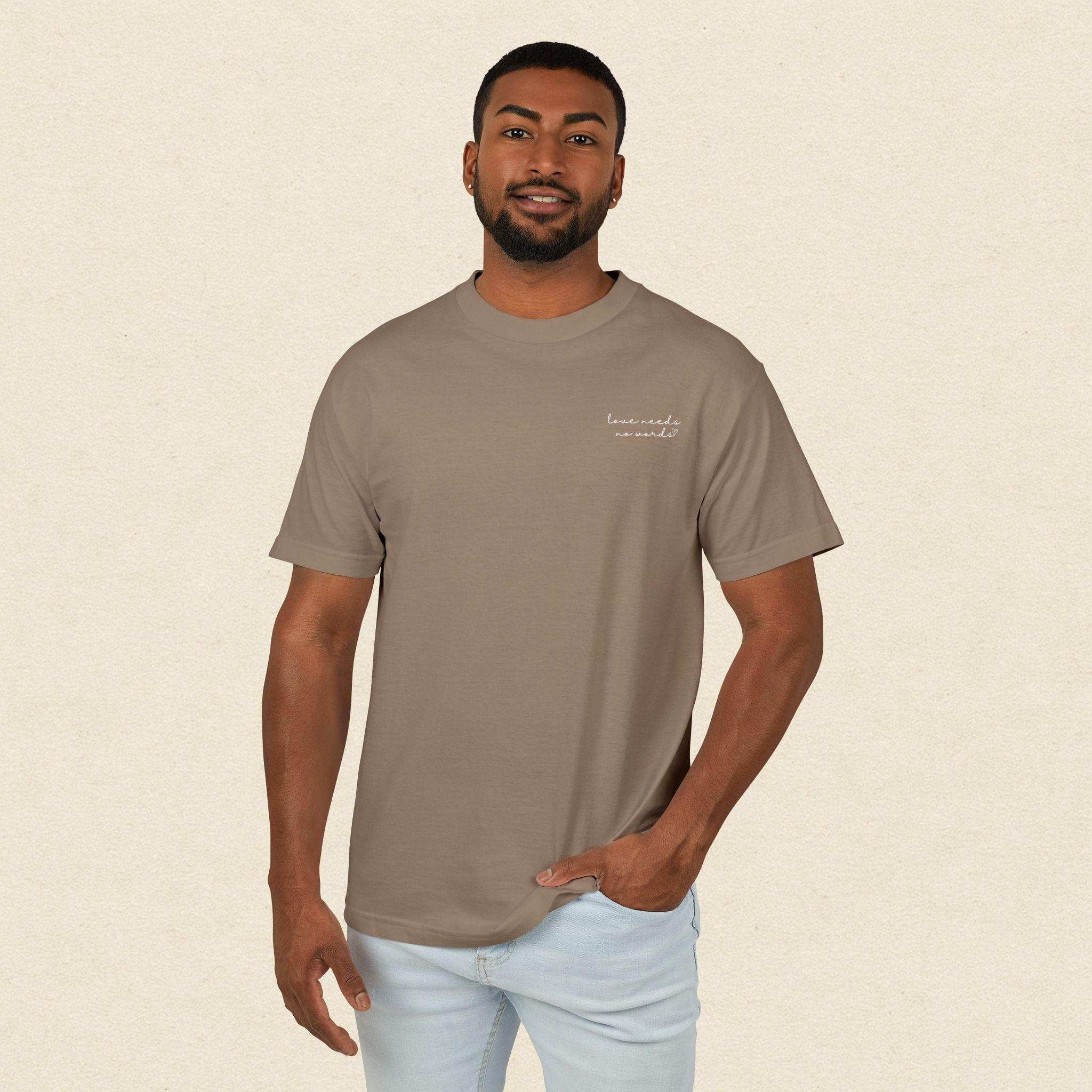 Love Needs No Words Minimalist Tee