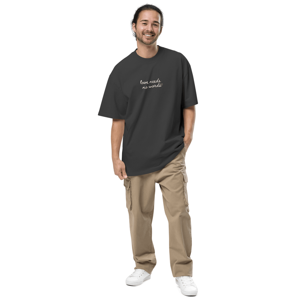 Love Needs No Words Minimalist Tee - heyasd.com