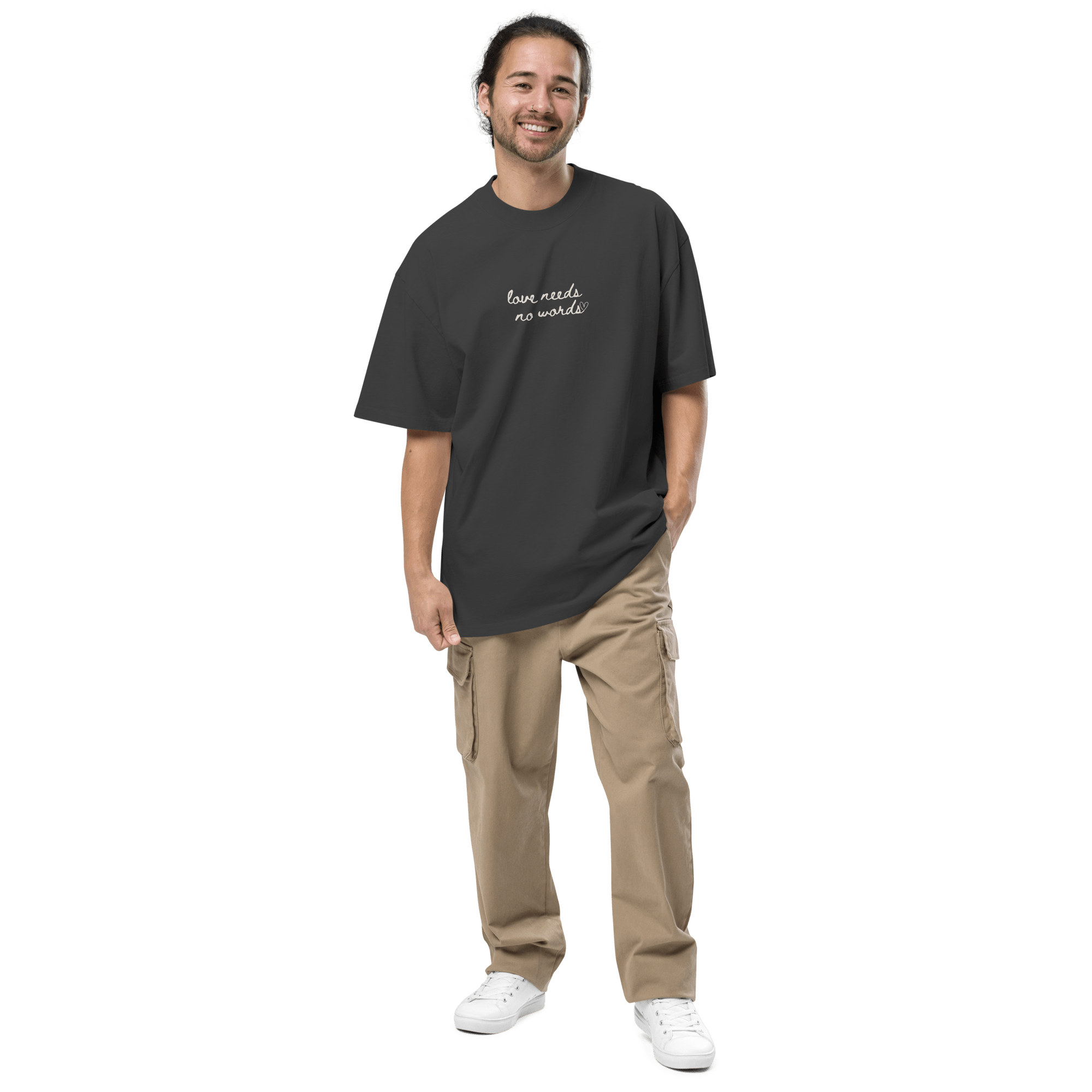 Love Needs No Words Minimalist Tee - heyasd.com