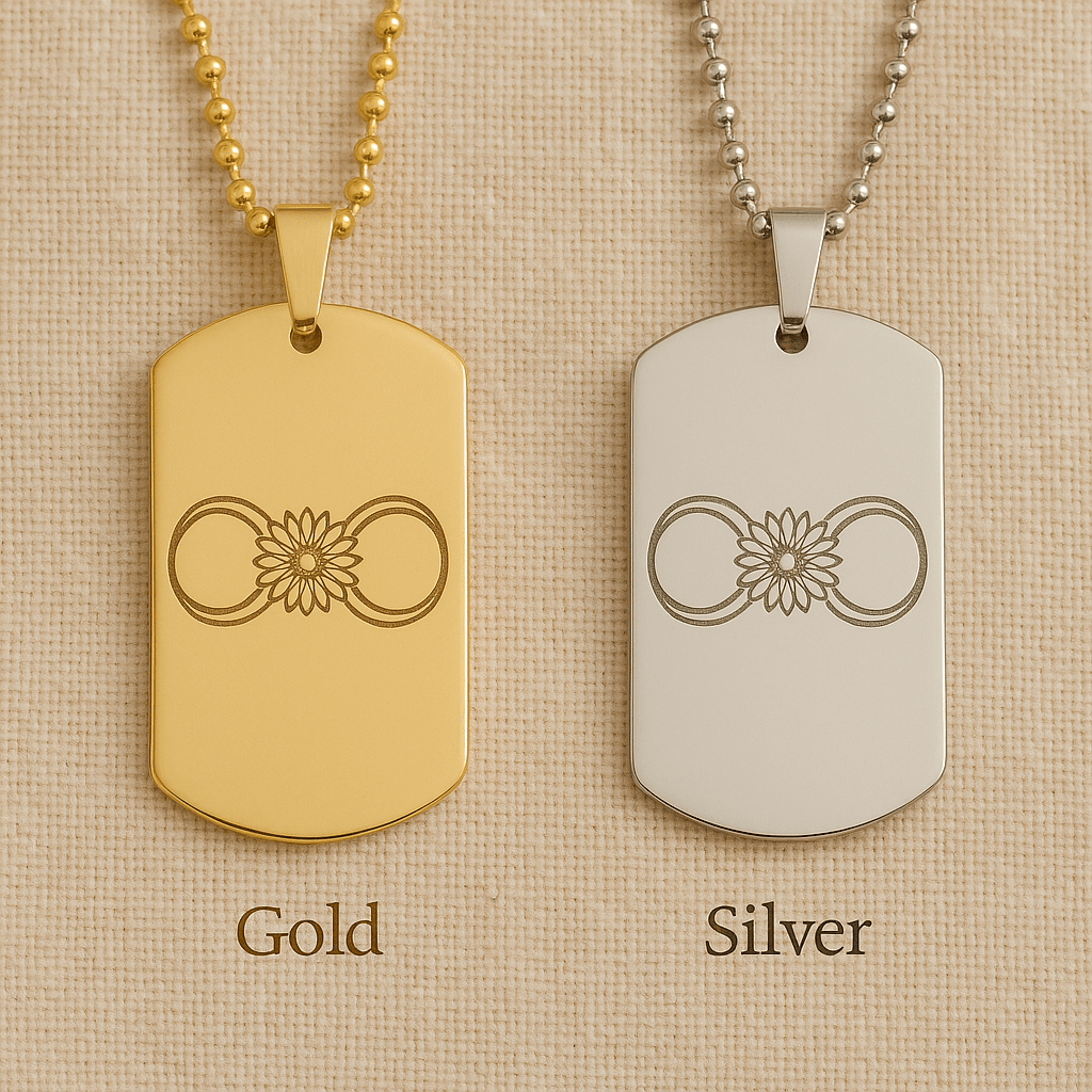 Mark of ASD - Autism Infinity Tag Necklace