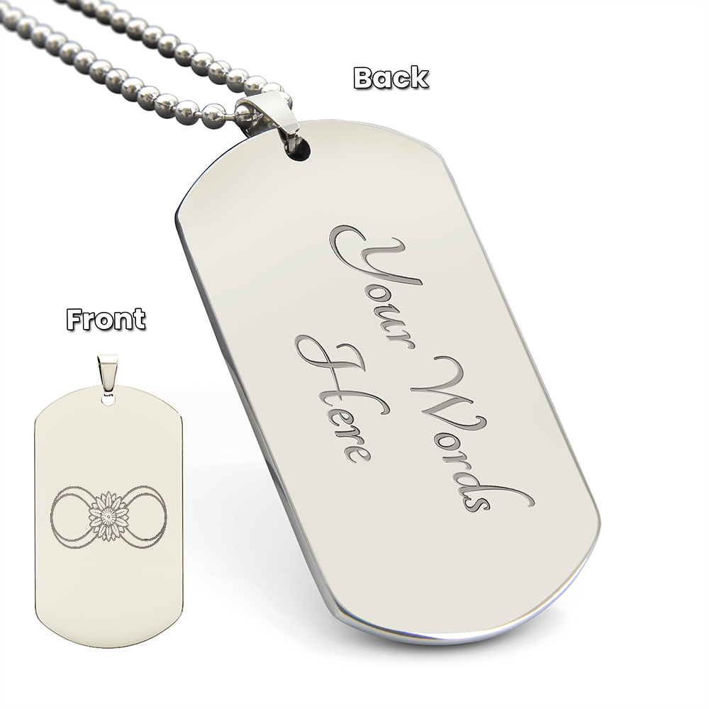 Mark of ASD - Autism Infinity Tag Necklace