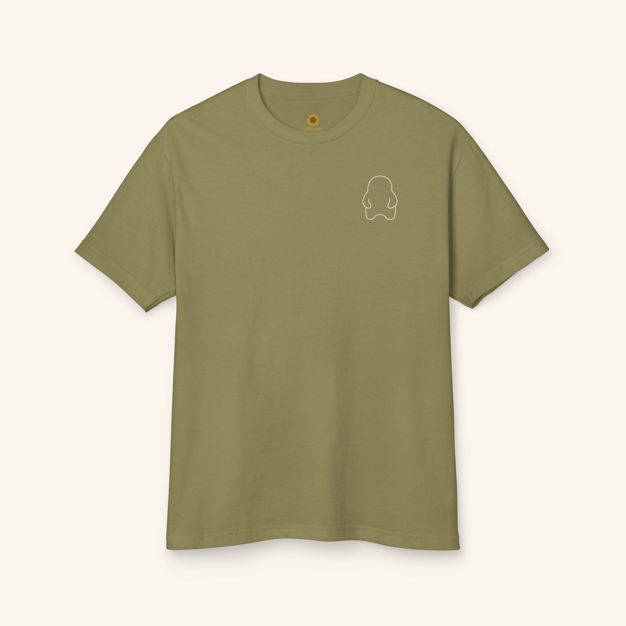 Masking Autism Creature Tee Olive Earth / S