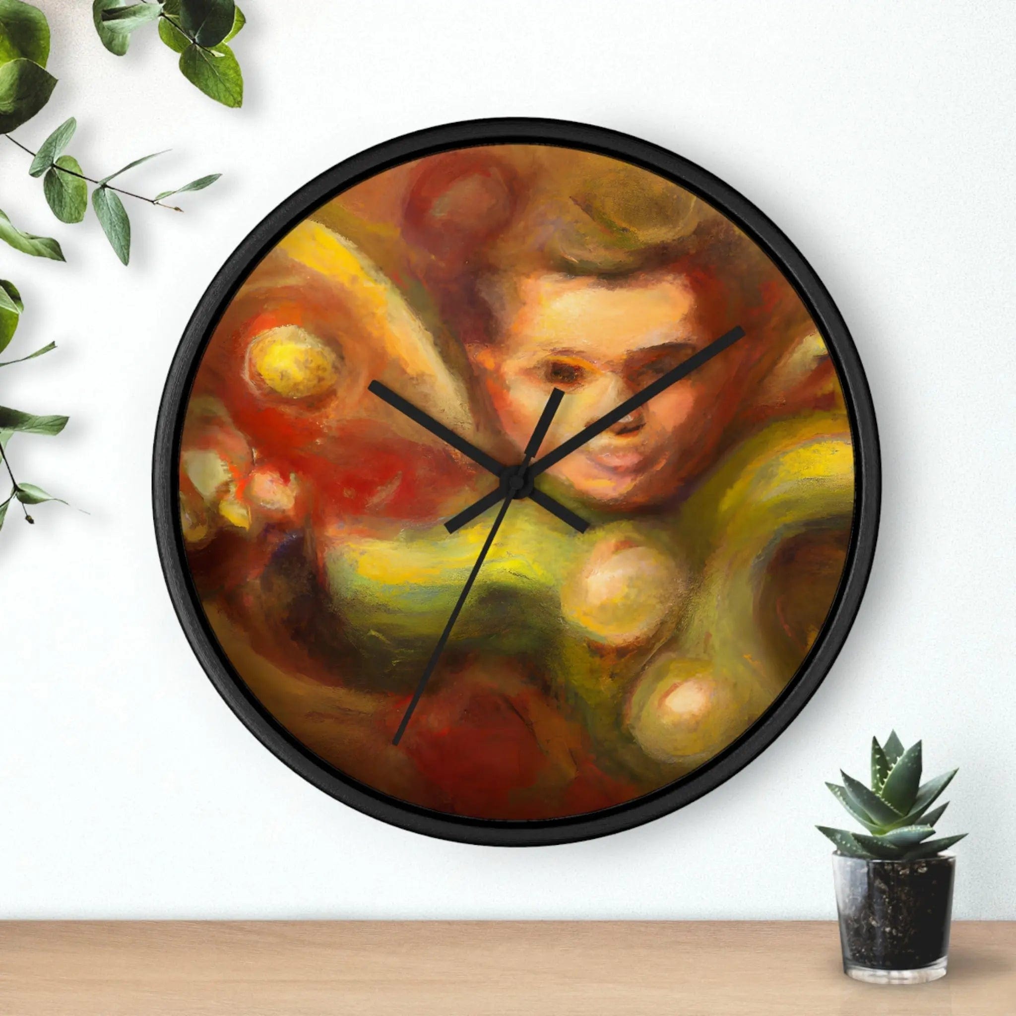 Mysquiz — Silent Wall Clock Black / Black / 10"