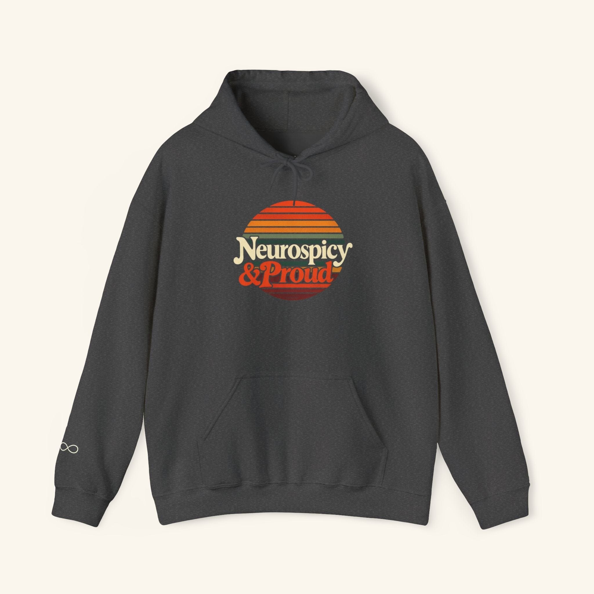 Neurospicy & Proud Hoodie - Sensory-Friendly Comfort S / Graphite Calm