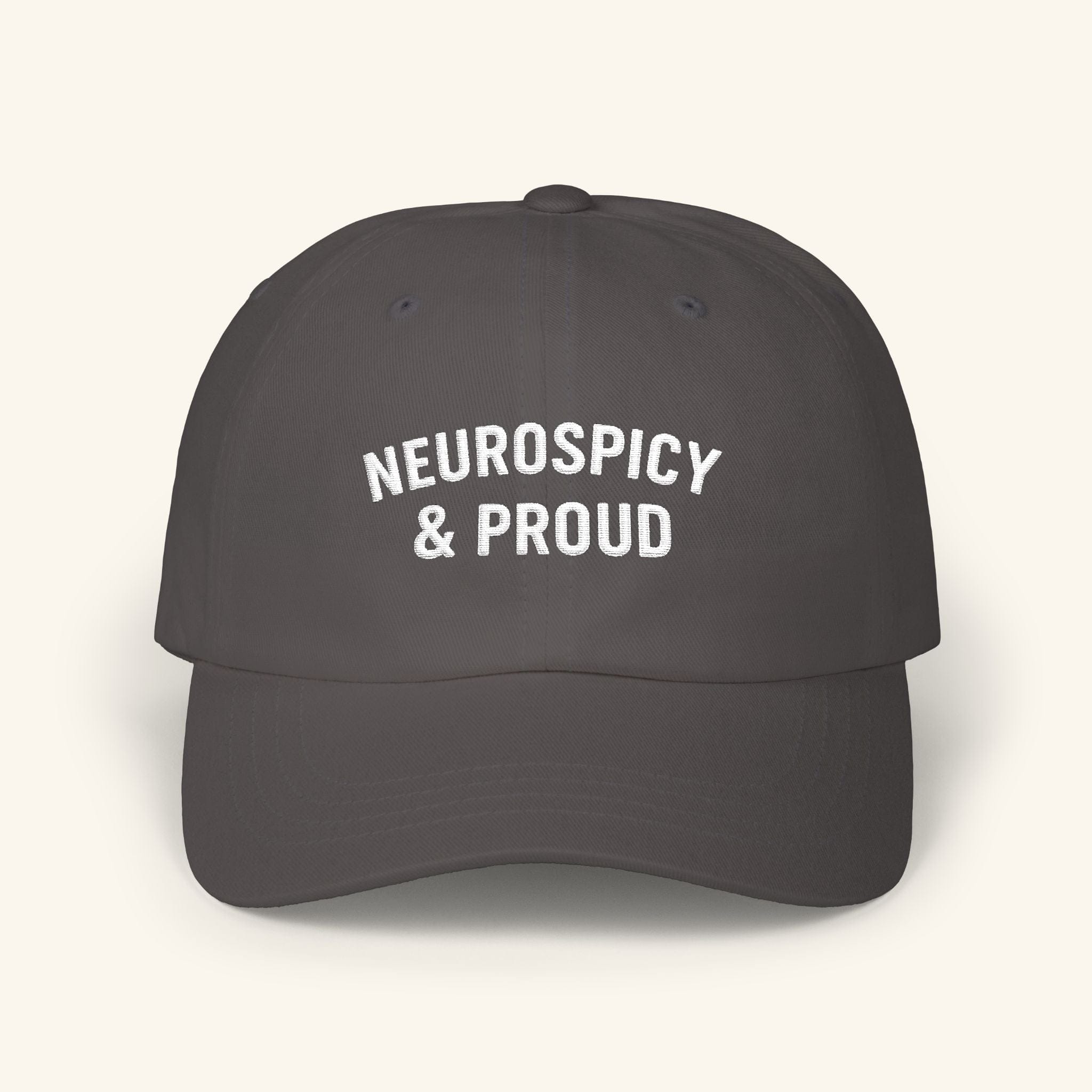 Neurospicy & Proud Retro Hat – Sensory - Friendly Embroidered Cap - heyasd.com