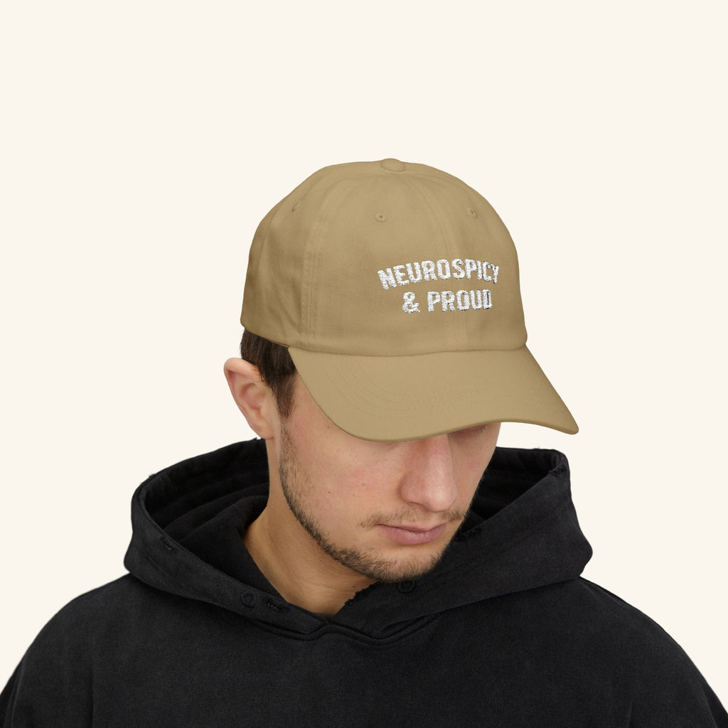 Neurospicy & Proud Retro Hat – Sensory - Friendly Embroidered Cap - heyasd.com