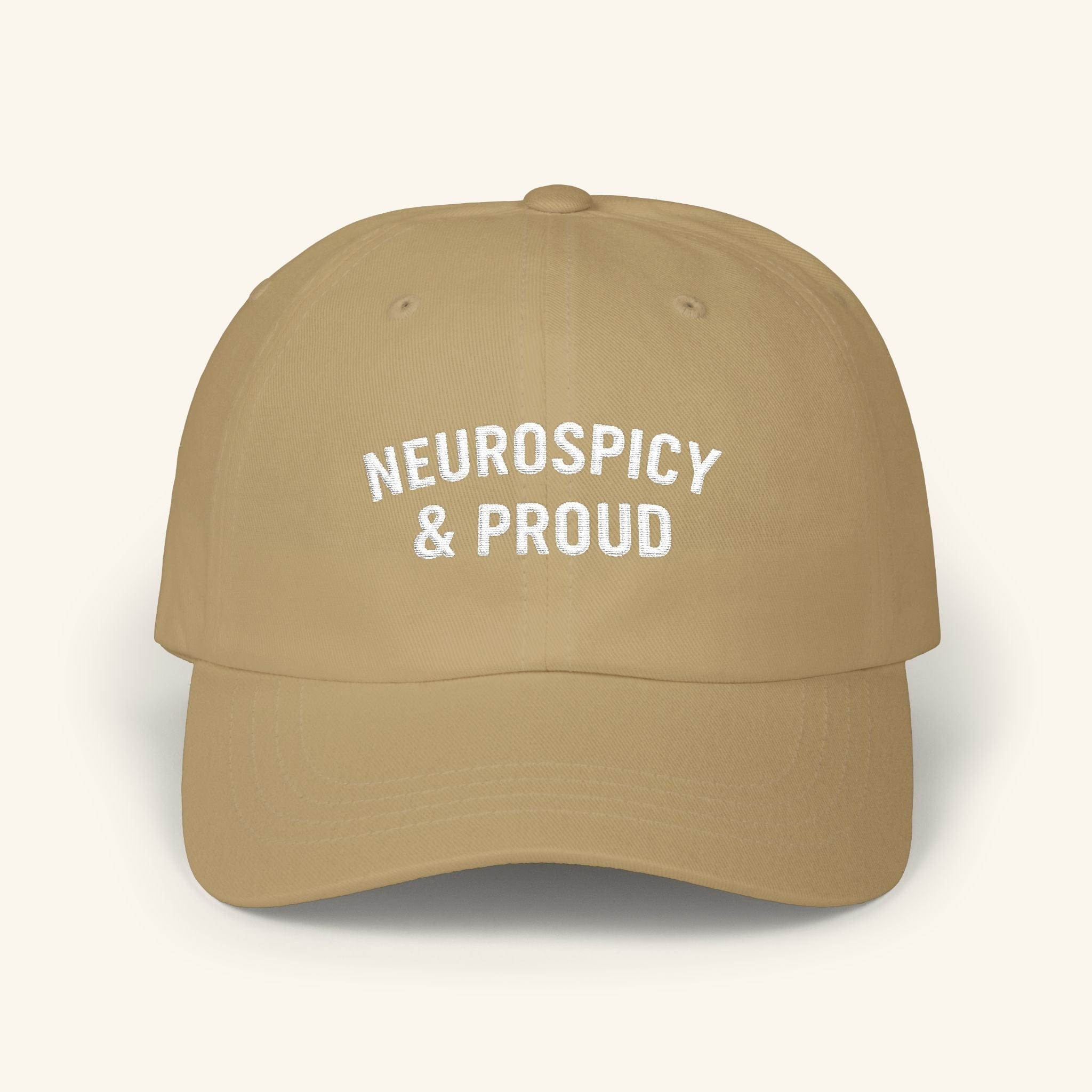 Neurospicy & Proud Retro Hat – Sensory - Friendly Embroidered Cap - heyasd.com