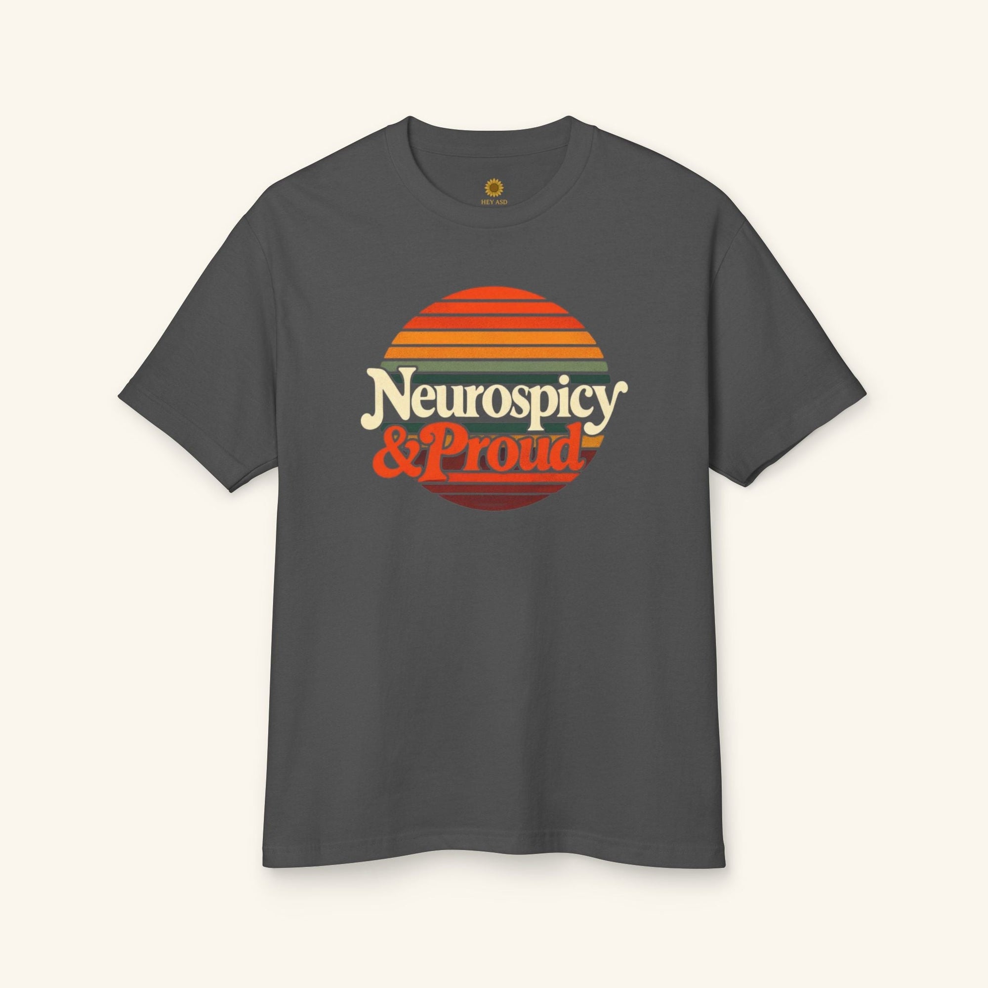 Neurospicy & Proud T-Shirt Quiet Stone / S