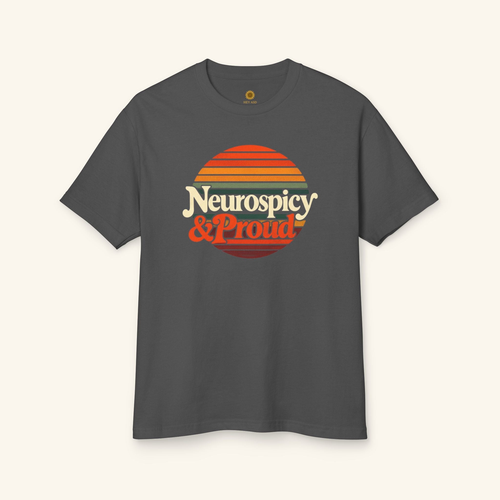 Neurospicy & Proud T-Shirt Quiet Stone / S