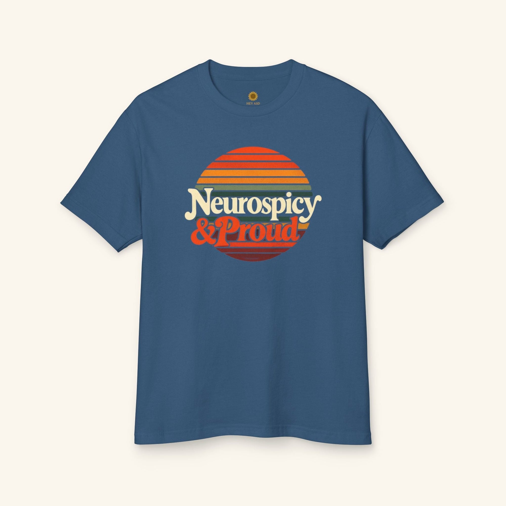 Neurospicy & Proud T-Shirt Storm Blue / S