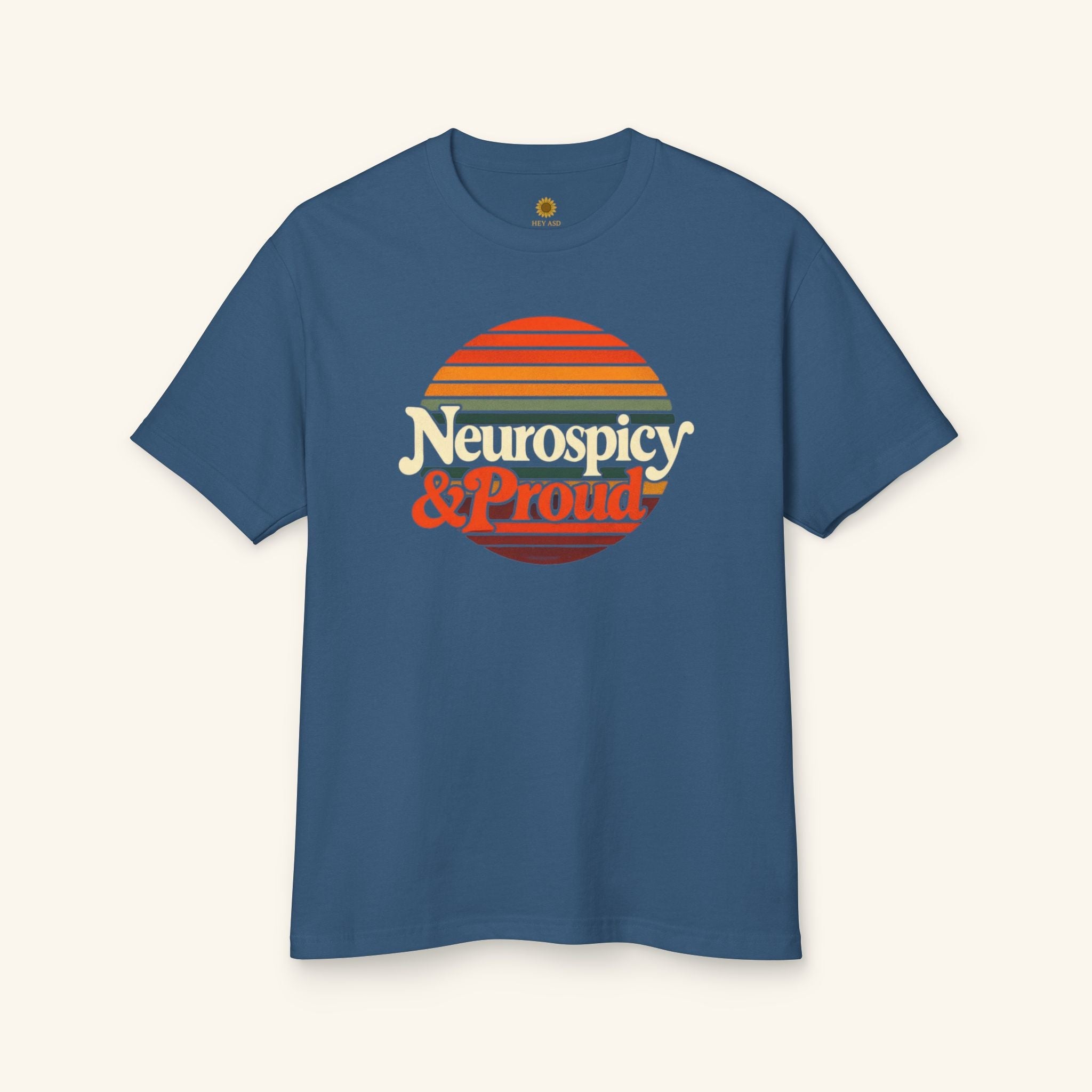 Neurospicy & Proud T-Shirt Storm Blue / S