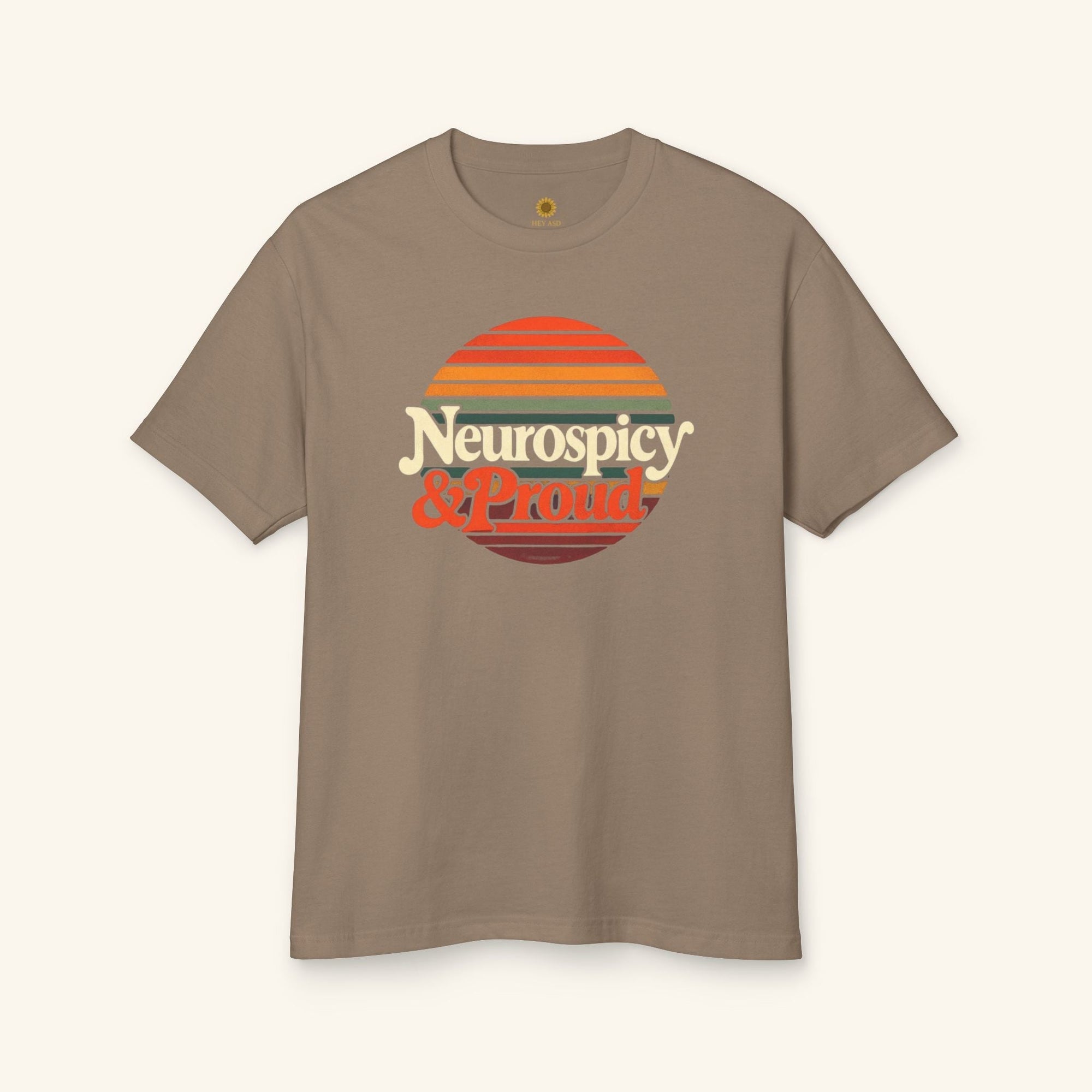 Neurospicy & Proud T-Shirt Earthstone / S