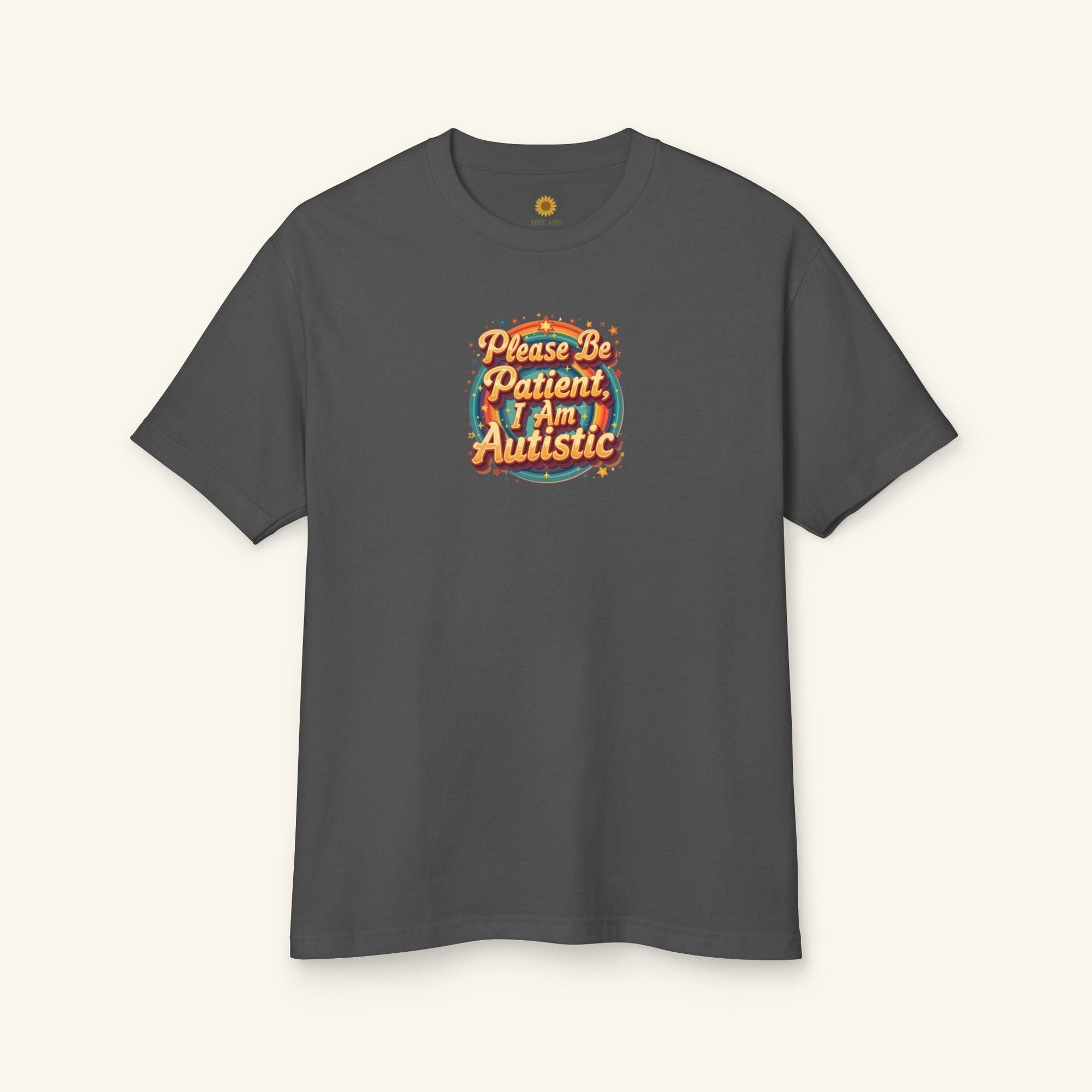 Please Be Patient, I Am Autistic – Vintage Tee Quiet Stone / S