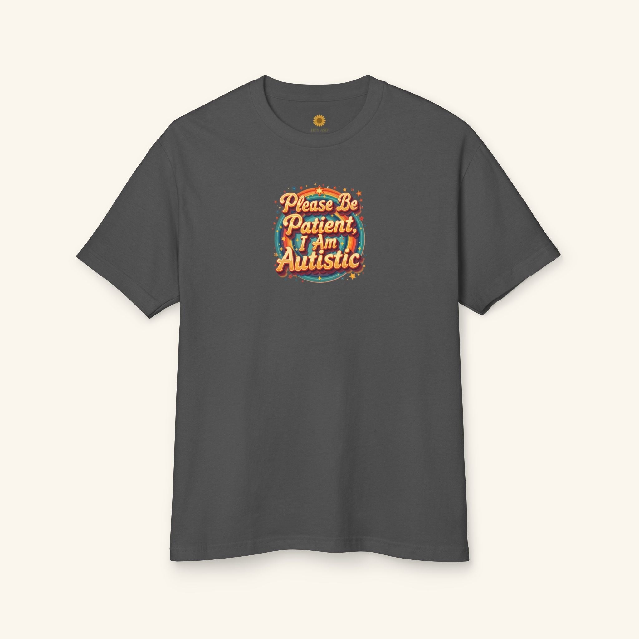 Please Be Patient, I Am Autistic – Vintage Tee Quiet Stone / S