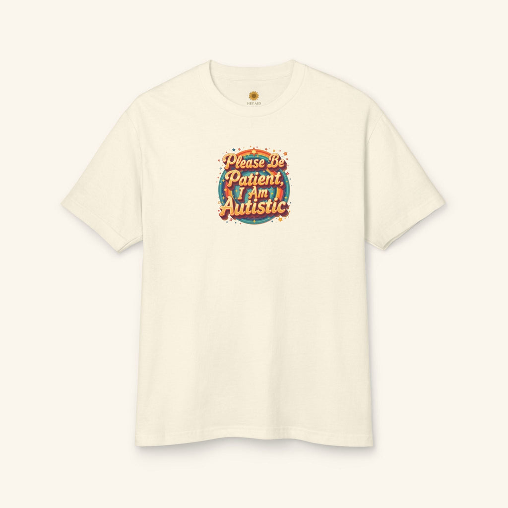 Please Be Patient, I Am Autistic – Vintage Tee Ivory Calm / S