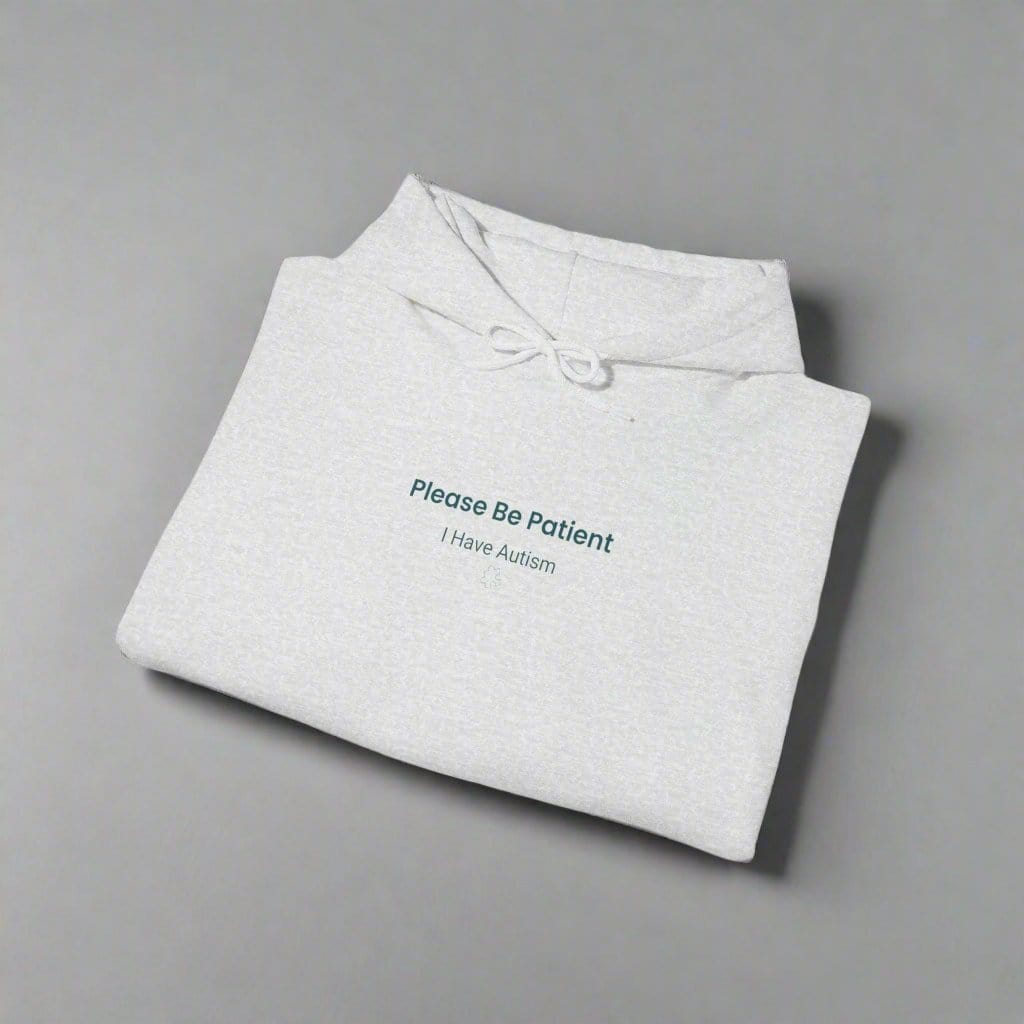 Please Be Patient I Have Autism Hoodie Grey / S