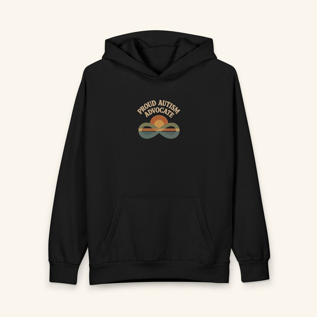 Proud Autism Advocate Hoodie - Sensory-Friendly Obsidian Black / XS