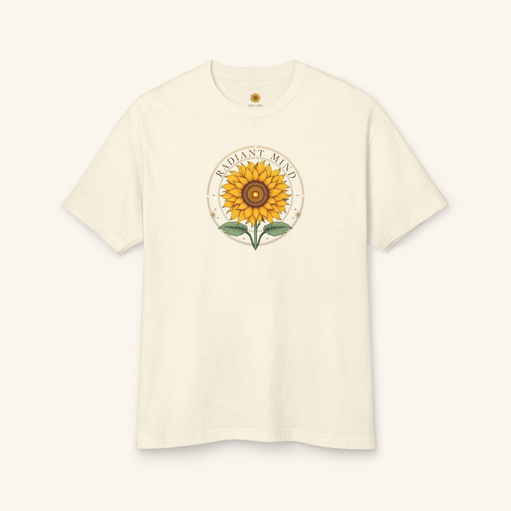 Radiant Mind Sunflower Tee Ivory Calm / S