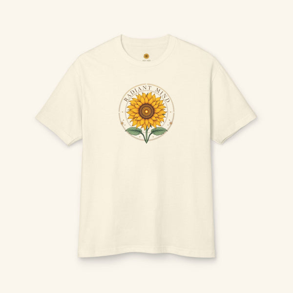 Radiant Mind Sunflower Tee Ivory Calm / S