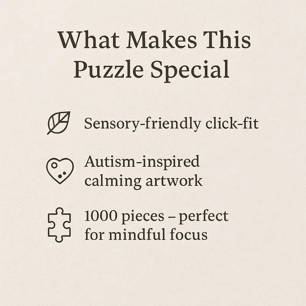 Rakki – Sensory-Friendly Puzzle 1000 pcs