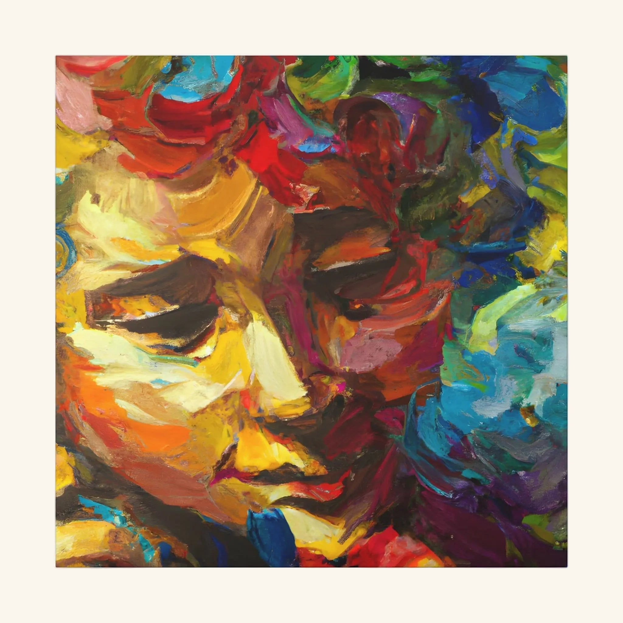 Rembrandt - LGBTQ+ Gay Art 30″ x 30″ / Premium Gallery Wraps (1.25″)