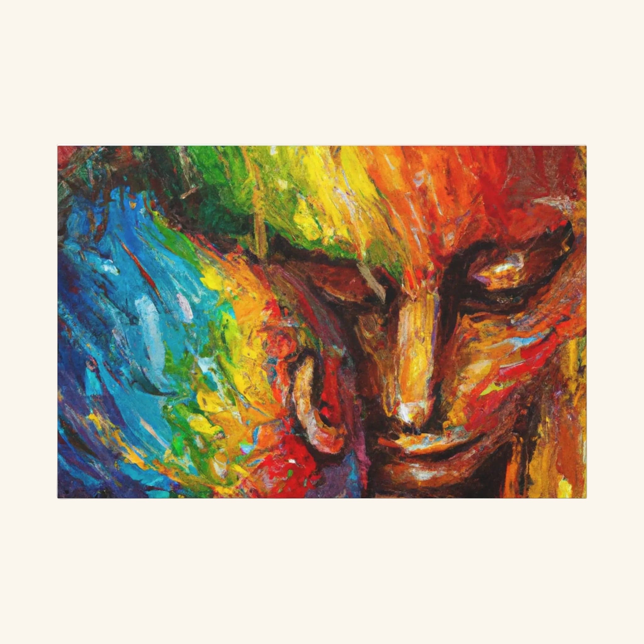 RenaissanceRebel - LGBTIQ+ Gay Art 48″ x 32″ / Premium Gallery Wraps (1.25″)